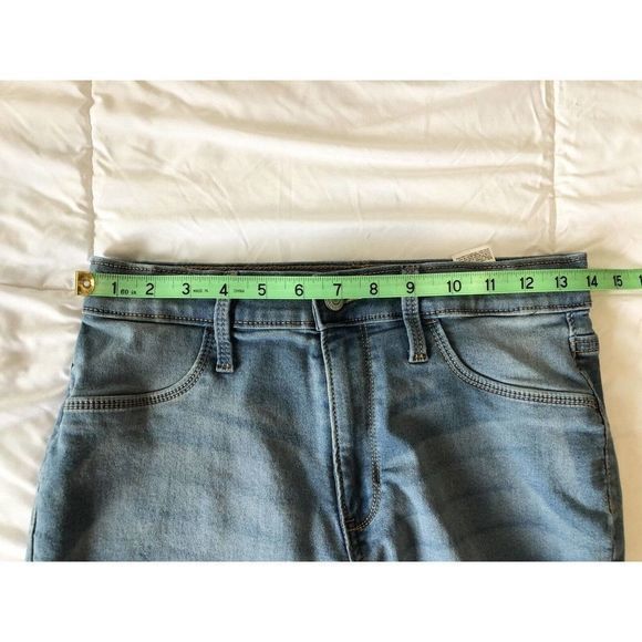 Old‎ Navy Ballerina Jeggings Girls 16 Plus Denim Blue Jeans Mid-Rise Light Wash - Picture 8 of 11